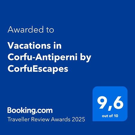 Vacations In Corfu-Antiperni By Corfuescapes Apartment Antipernoi ภายนอก รูปภาพ